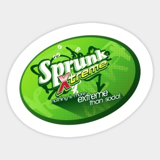 Sprunk Xtreme Soda Sticker